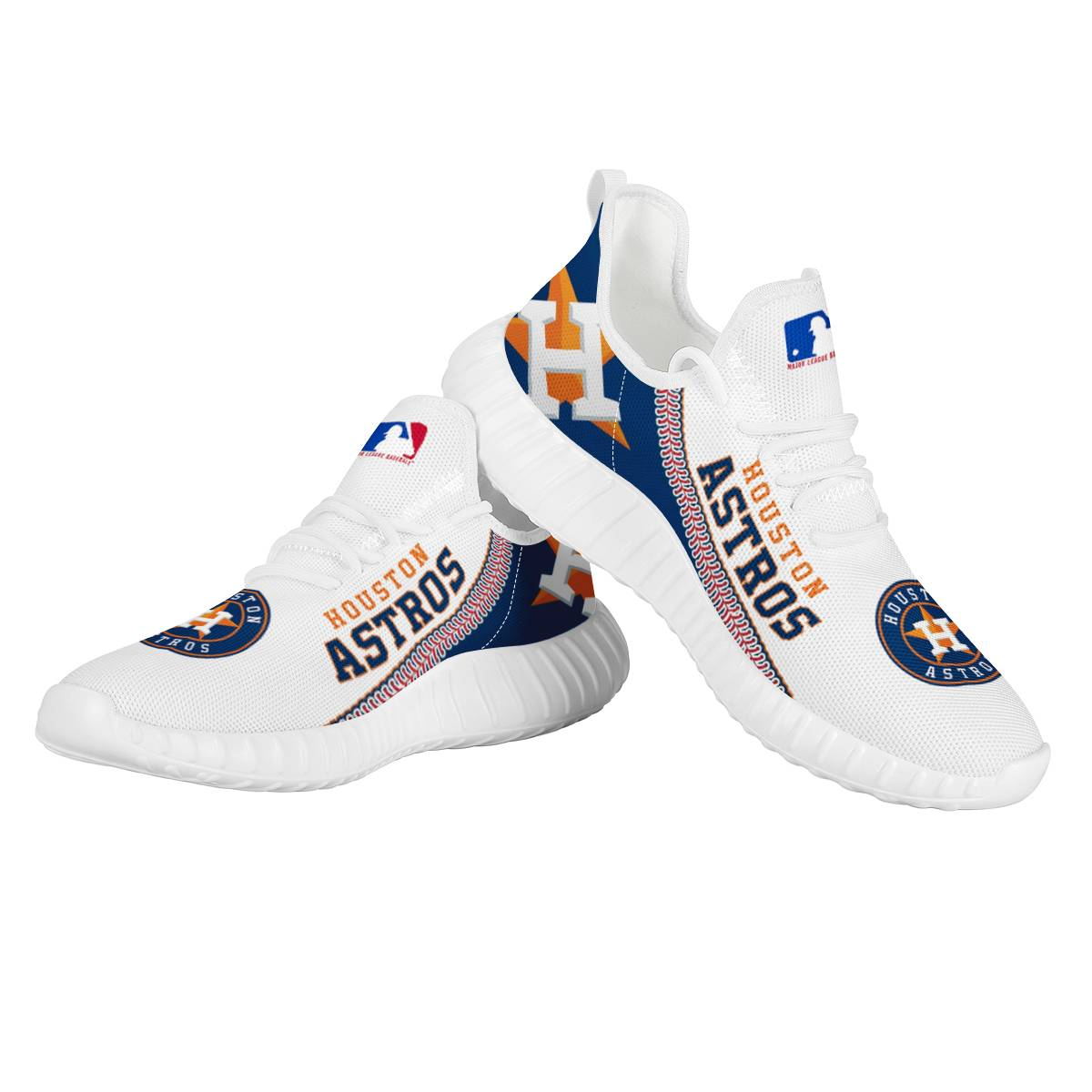 Women's MLB Houston Astros Mesh Knit Sneakers/Shoes 003